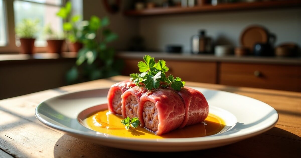 Le secret de la cocotte minute révélé : un temps de cuisson surprenant pour une tête de veau roulée parfaite !