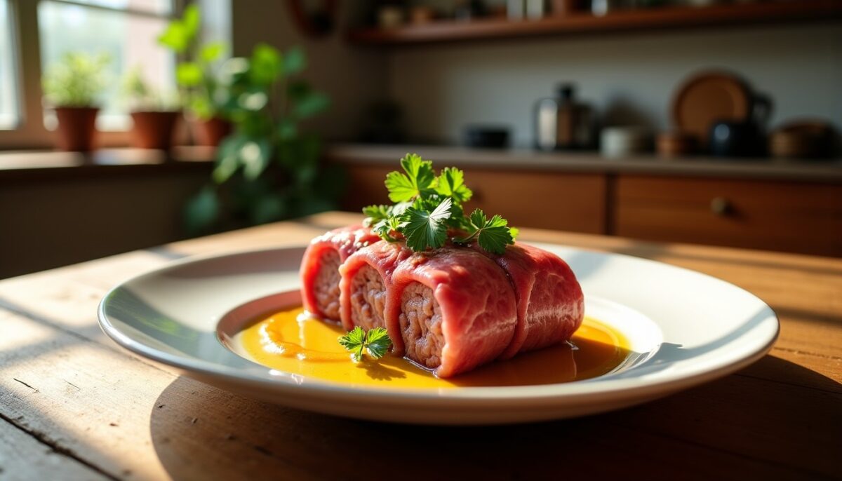 Le secret de la cocotte minute révélé : un temps de cuisson surprenant pour une tête de veau roulée parfaite !