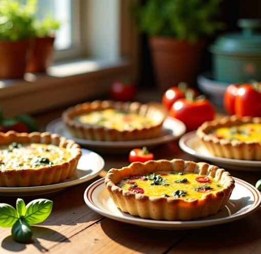 Délicieuses recettes de quiches légères à déguster sans culpabilité