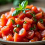 Délice estival : Salsa rafraîchissante aux tomates juteuses et concombres croquants