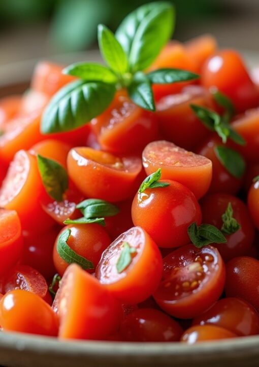 Délice estival : Salsa rafraîchissante aux tomates juteuses et concombres croquants