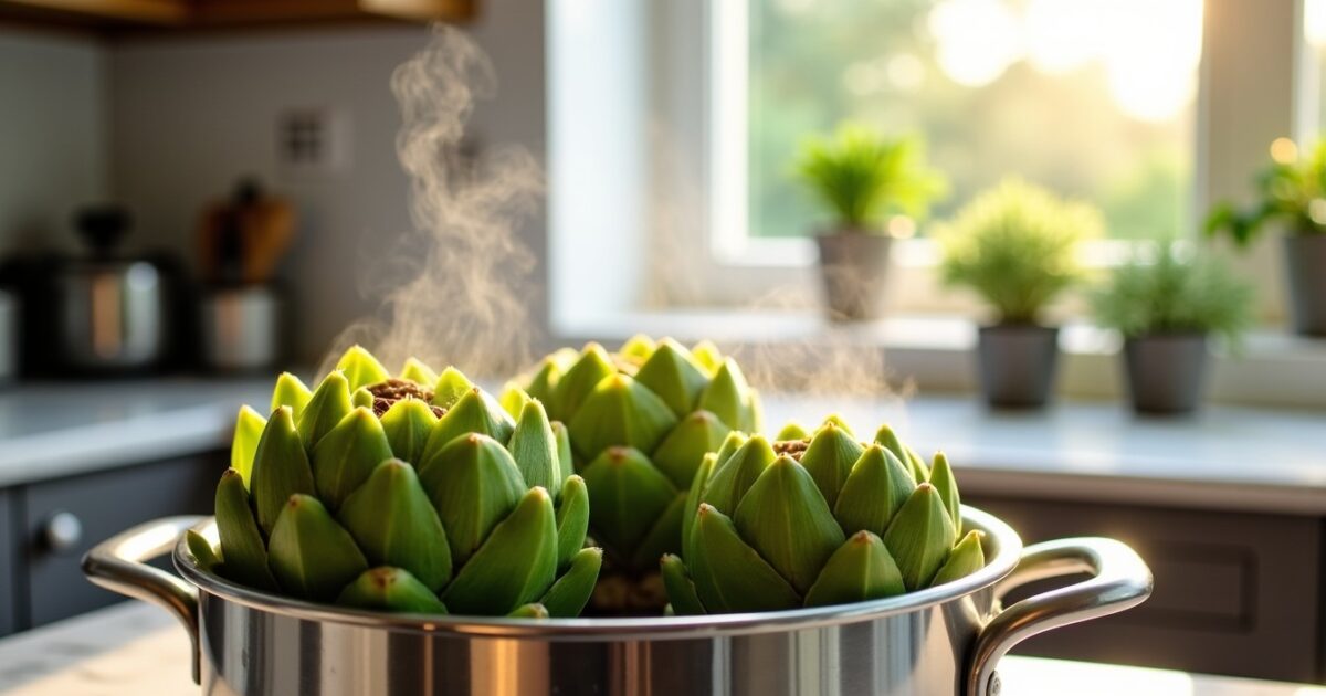 Artichauts en cocotte minute : la recette express pour une tendreté idéale en un éclair