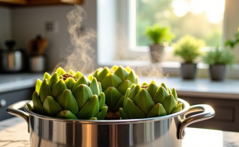 Artichauts en cocotte minute : la recette express pour une tendreté idéale en un éclair