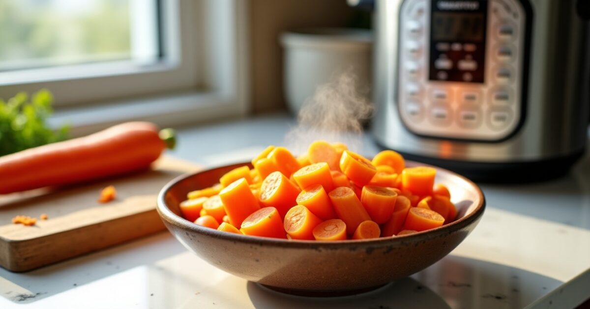 Le secret du temps idéal pour cuire les carottes à la cocotte-minute : astuces et révélations surprenantes
