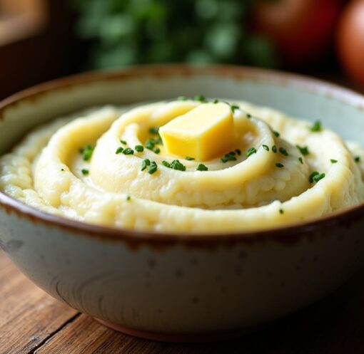 Onctueuse purée de pommes de terre relevée au céleri rave pour un régal inédit
