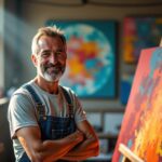 Roger Bitoune : un univers artistique éclatant de couleurs