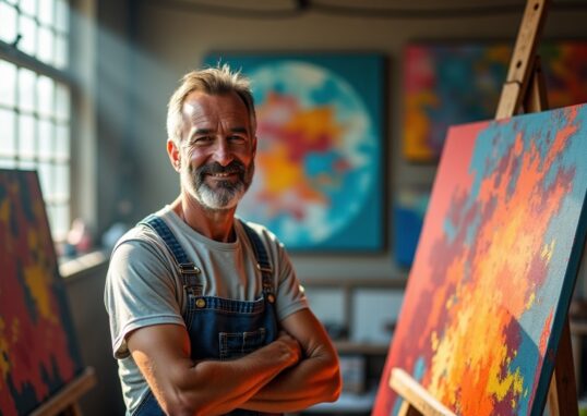 Roger Bitoune : un univers artistique éclatant de couleurs