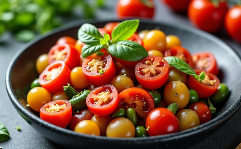 Savoureux Tian de Légumes Méditerranéens aux Pommes de Terre, Tomates, Courgettes et Oignons Rouges