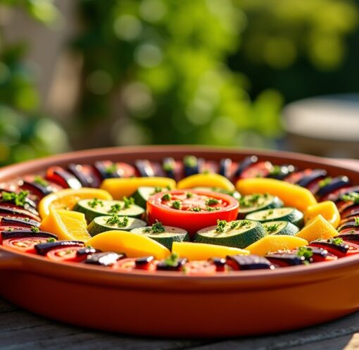 Savoureux Tian de Légumes d'Été : Un Bouquet de Saveurs Méditerranéennes