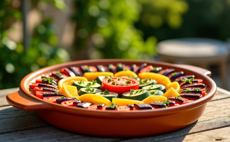 Savoureux Tian de Légumes d'Été : Un Bouquet de Saveurs Méditerranéennes
