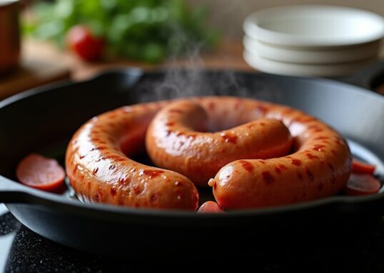 Les secrets pour réussir la cuisson idéale des saucisses de Montbéliard