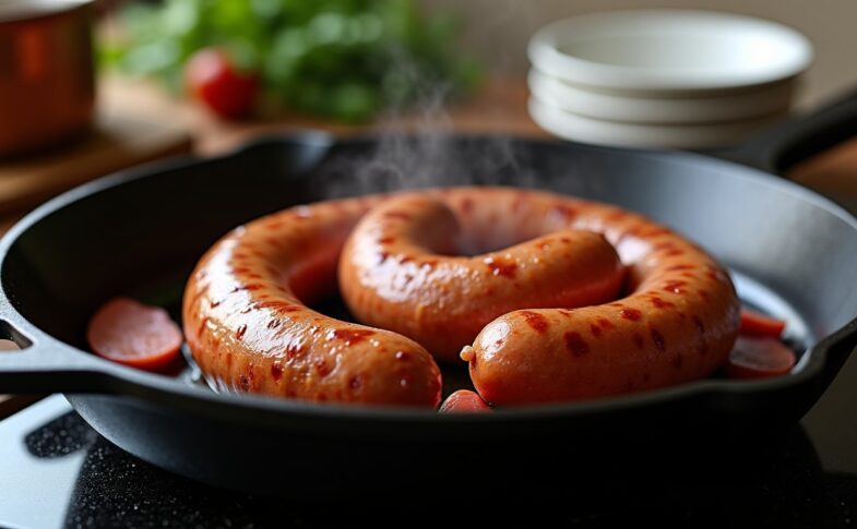 Les secrets pour réussir la cuisson idéale des saucisses de Montbéliard