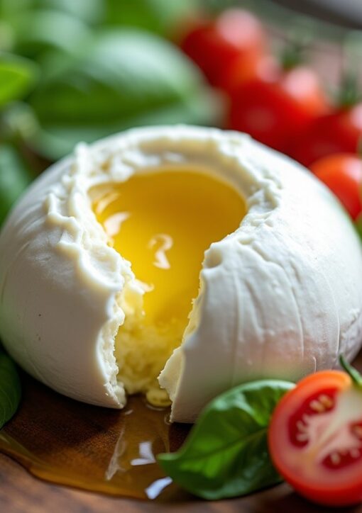 Burrata : plongez au cœur de ses origines, explorez ses ingrédients, ses vertus santé et savourez nos idées recettes