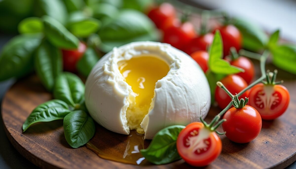 Burrata : plongez au cœur de ses origines, explorez ses ingrédients, ses vertus santé et savourez nos idées recettes