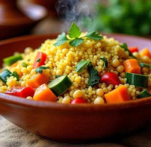 Couscous aux Légumes de Saison : Un Voyage Gourmand au Cœur des Saveurs Authentiques