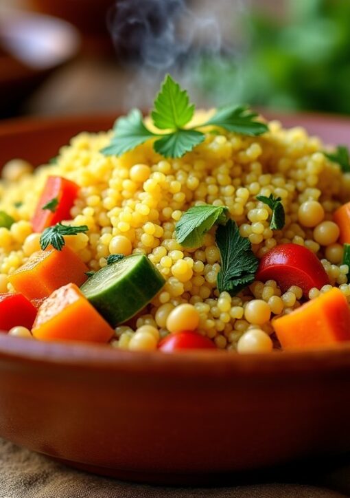 Couscous aux Légumes de Saison : Un Voyage Gourmand au Cœur des Saveurs Authentiques