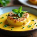 Velouté onctueux de courgettes au fromage fondant Vache qui rit