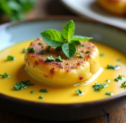 Velouté onctueux de courgettes au fromage fondant Vache qui rit