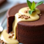 Savourez un gâteau moelleux au chocolat fondant et délicate touche de banane