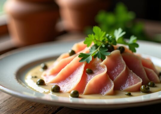 Vitello Tonnato : Découvrez la recette authentique italienne du veau délicatement nappé de sa sauce au thon