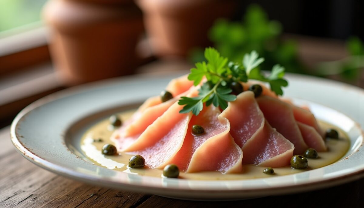 Vitello Tonnato : Découvrez la recette authentique italienne du veau délicatement nappé de sa sauce au thon