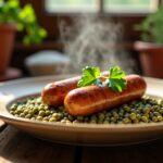 Le Secret de Grand-Mère : Saucisses aux Lentilles, un Plat Chaleureux et Inoubliable