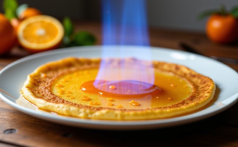 Crêpe Suzette : la recette détaillée de la crêpe flambée à l'orange, étape par étape