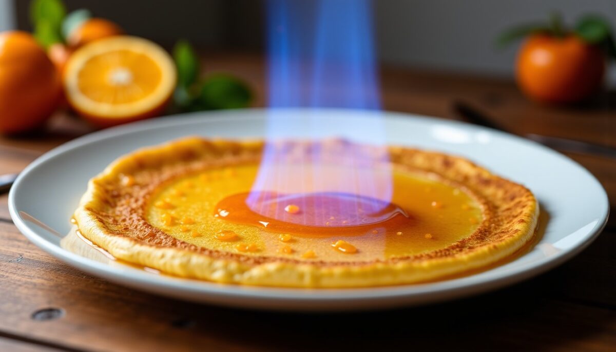 Crêpe Suzette : la recette détaillée de la crêpe flambée à l'orange, étape par étape
