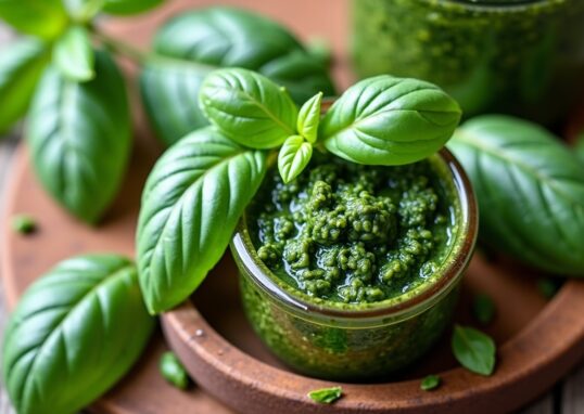 Réalisez votre pesto au basilic maison : un guide artisanal et savoureux