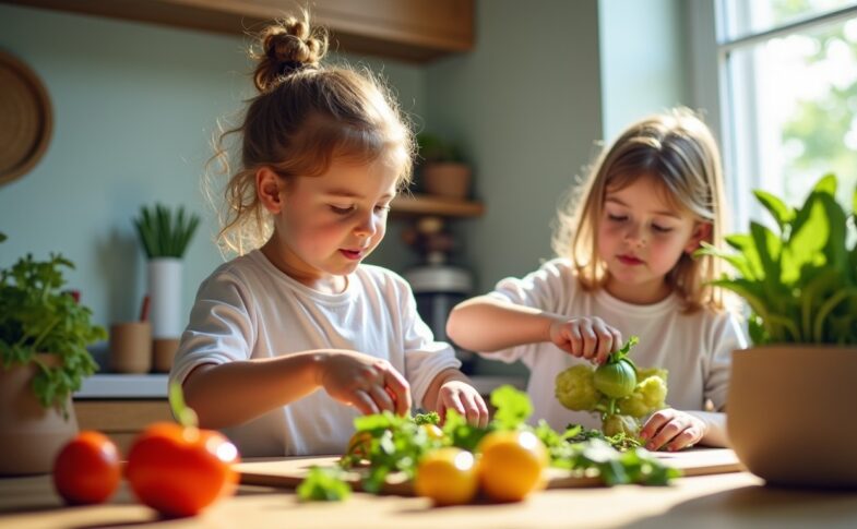 Cuisiner en famille : recettes faciles et amusantes pour petits chefs en herbe